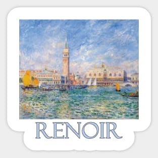 View of Venice (1881) by Pierre-Auguste Renoir Sticker